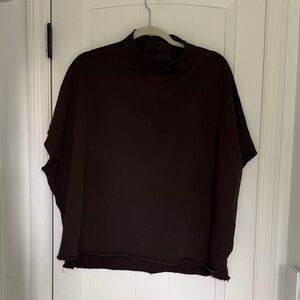Frank & Eileen Dark Brown caplet one size Sweatshirt